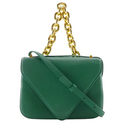 Pre-owned Bottega Veneta Green Leather Shoulder Bag ()