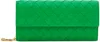 Bottega Veneta Green Mini Chain Bag In 3722 Parakeet Gold