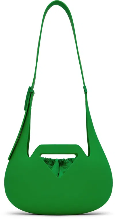Bottega Veneta Small Moulded Shoulder Bag In 3734 Parakeet/parake