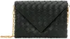 Bottega Veneta Dark Green Origami Envelope Pouch With Chain In 3004 Dark Green Gold