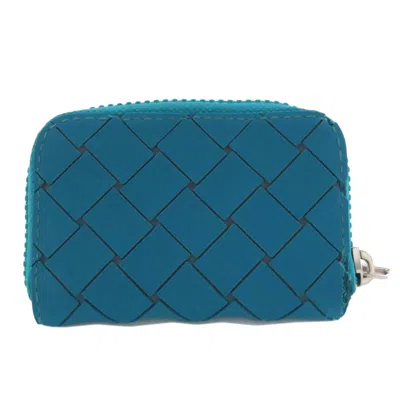 Pre-owned Bottega Veneta Green Rubber Coin Purse/coin Case ()