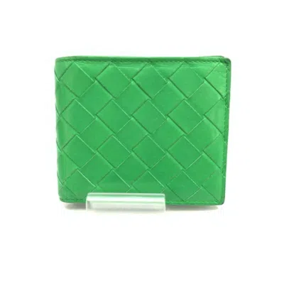 Pre-owned Bottega Veneta Green Wallet (bi-fold) ()
