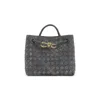 Bottega Veneta Grey Andiamo Satchel In Gray