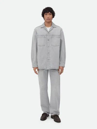 Bottega Veneta Grey Denim Shirt