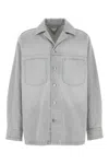 Bottega Veneta Denim Shirt In Lightgrey