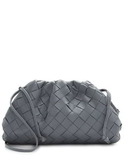 Bottega Veneta Grey Intrecciato Nappa Mini Pouch (authentic Pre-loved) In Gray