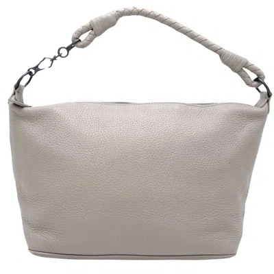 Bottega Veneta Grey Leather Shopper Bag ()