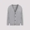 Bottega Veneta Cashmere Cardigan In Gray