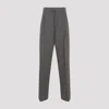 Bottega Veneta Women's Wool Trousers In Grey