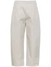 Bottega Veneta Sailor Mid-rise Wide-leg Trousers In Grey