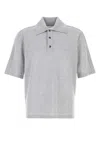 Bottega Veneta Light Grey Melange T-shirt In Gray