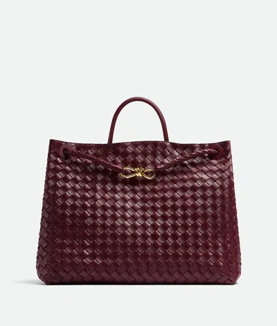 Bottega Veneta Large Andiamo In Burgundy