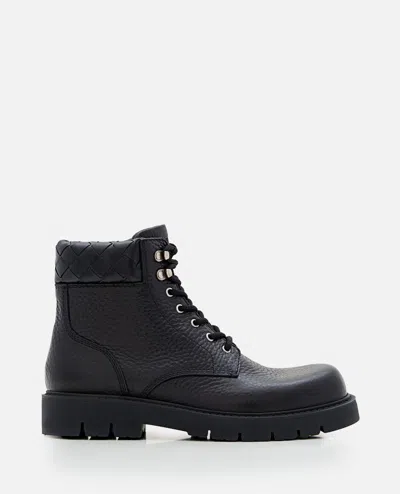 Bottega Veneta Haddock Ankle Boot In Black