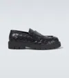 Bottega Veneta Haddock Intrecciato Leather Loafers In Black