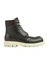 Bottega Veneta Haddock Lace-up Ankle Boot In Black
