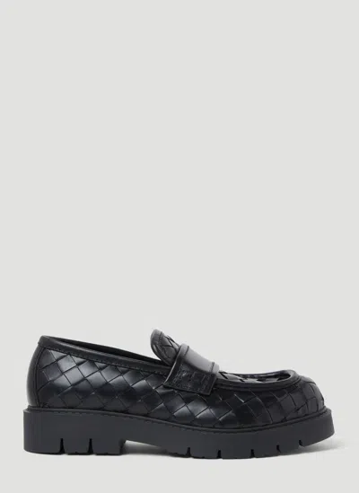 Bottega Veneta Haddock Loafers In Black