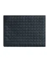Bottega Veneta Half-zipper Clutch In Black