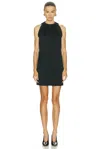 Bottega Veneta Halterneck Mini Dress In Black