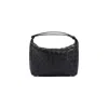 Bottega Veneta Mini Wallace Intrecciato Leather Shoulder Bag In Black