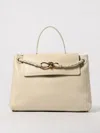 Bottega Veneta Ciao Ciao Knot Detail Leather Top Handle Bag In White
