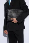 Bottega Veneta Handbag With Intrecciato Weave In Black