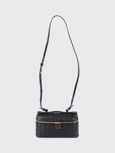 Bottega Veneta Bang Bang Vanity Case In Intrecciato Leather In Black