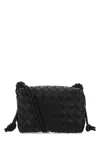 Bottega Veneta Loop Small Intrecciato-leather Cross-body Bag In Black