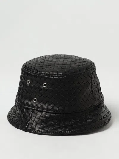 Bottega Veneta Hat In Calfskin In Black