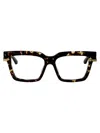 Bottega Veneta Havana Havana Transparent Acetate Glasses