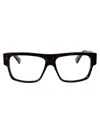 Bottega Veneta Women's Havana Acetate Optical Glasses