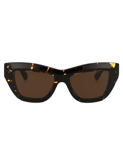 Bottega Veneta Havana Acetate Sunglasses