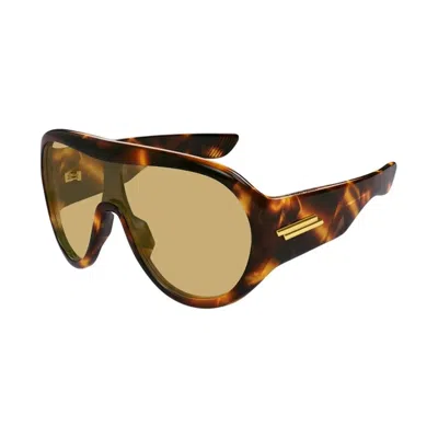BOTTEGA VENETA BOTTEGA VENETA HAVANA-HAVANA-BROWN ACETATE SUNGLASSES