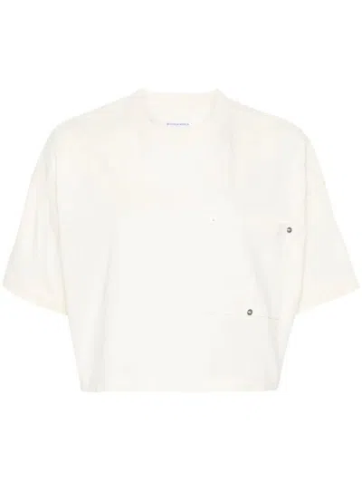 Bottega Veneta Heavy Japanese Jersey Cropped T-shirt