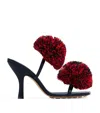 Bottega Veneta Heeled Adam Coaxial Sandals 90 In Blue