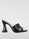 Bottega Veneta Cha-cha Patent Leather Mules In Black