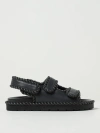 Bottega Veneta Jack Leather Braid Dual-band Sandals In Grey