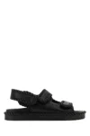 Bottega Veneta Jack Leather Braid Dual-band Sandals In Black