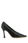 Bottega Veneta Scarpe Con Tacco Sofia In Pelle Verde Scuro Donna In Darkgreen