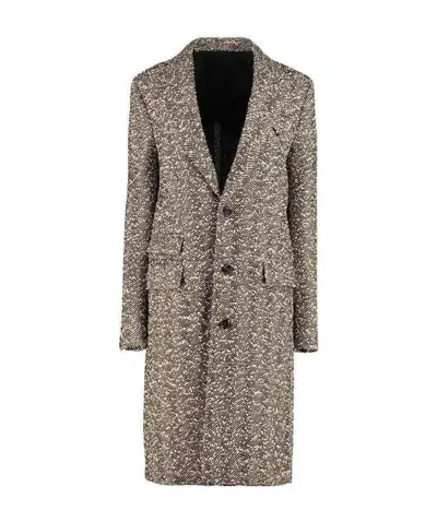 BOTTEGA VENETA BOTTEGA VENETA SINGLE BREASTED BUTTONED COAT
