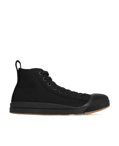 BOTTEGA VENETA HIGH LACE-UP CASUAL SNEAKERS