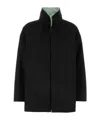 Bottega Veneta Notebook Collar Bomber Jacket In Black