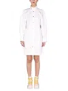 Bottega Veneta Women High Neck Dress In White
