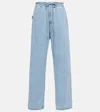Bottega Veneta Light Bleached Elasticated Denim In Blau