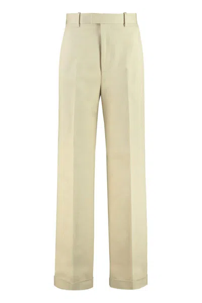 BOTTEGA VENETA BOTTEGA VENETA HIGH-RISE COTTON TROUSERS