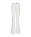 Bottega Veneta High-rise Flared Jeans In White