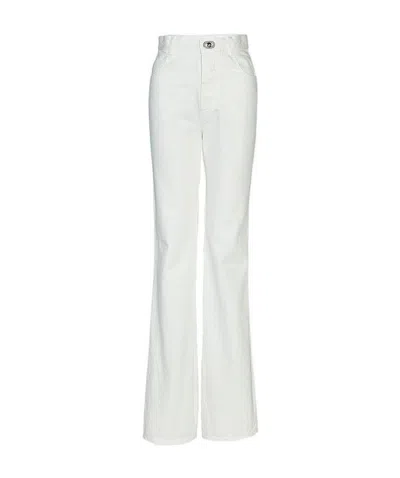 Bottega Veneta High-rise Flared Jeans In White