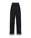 Bottega Veneta High-rise Straight-leg Jeans In Blue