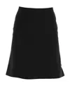Bottega Veneta Knitted Mini Skirt In Black
