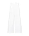 Bottega Veneta High-waisted Wide-leg Trousers In White