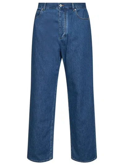 Bottega Veneta High-rise Straight-leg Jeans In Blue